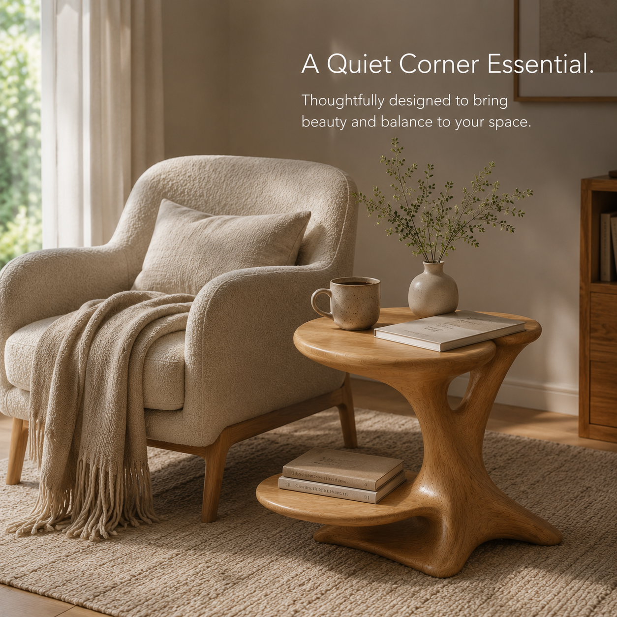 Calder Curved End Table - Design 084 - product image 05