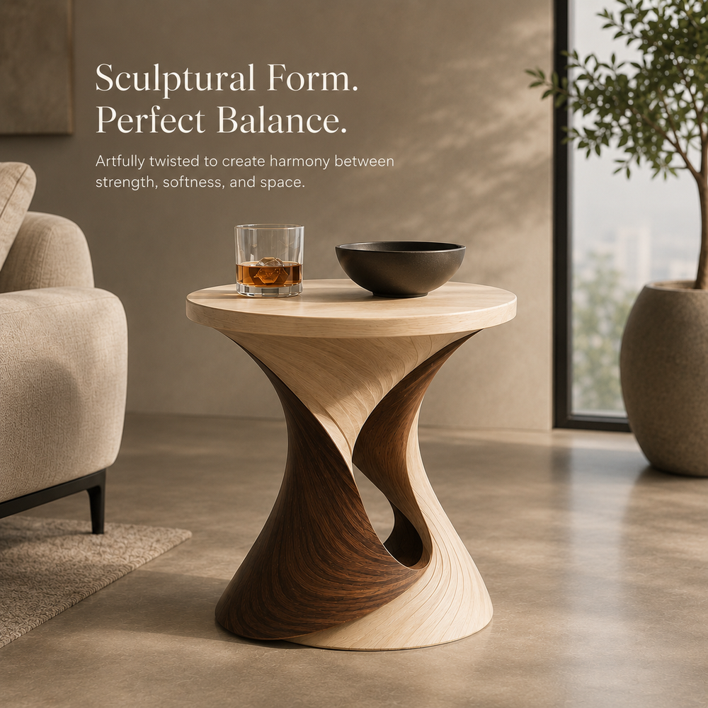 Soren Solid Wood Side Table - Design 085 - alternate PDP image 03