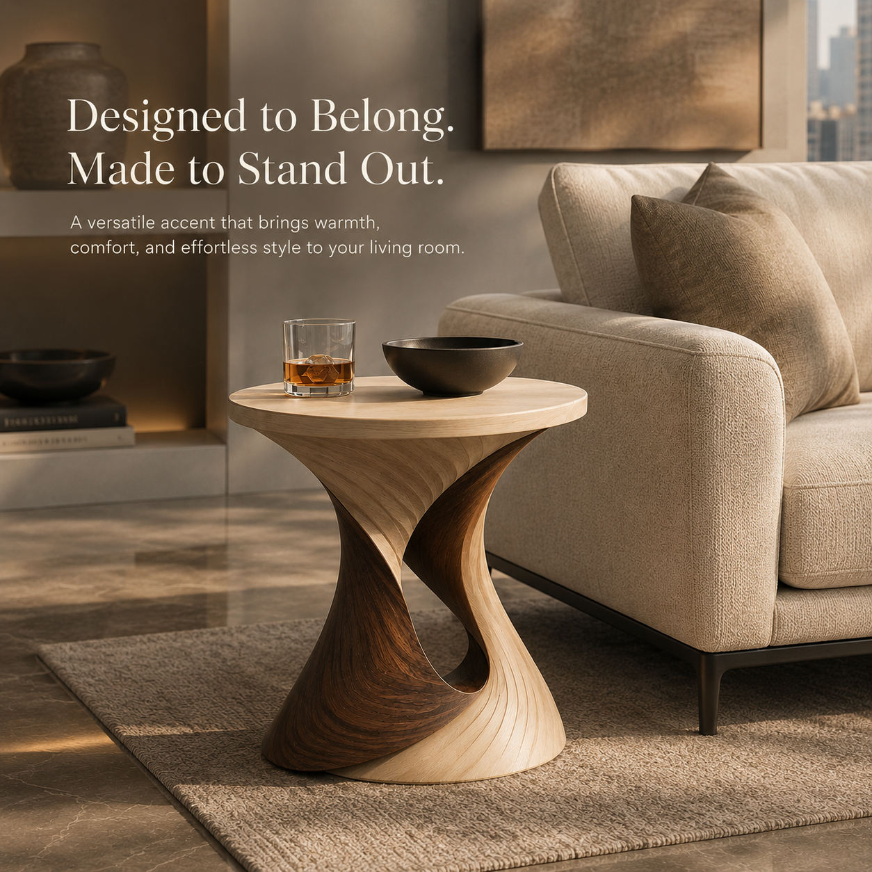 Soren Solid Wood Side Table - Design 085 - alternate PDP image 04