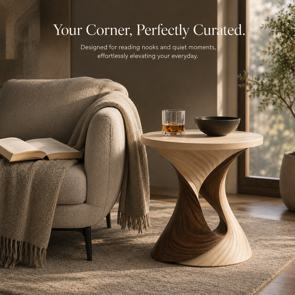 Soren Solid Wood Side Table - Design 085 - alternate PDP image 05