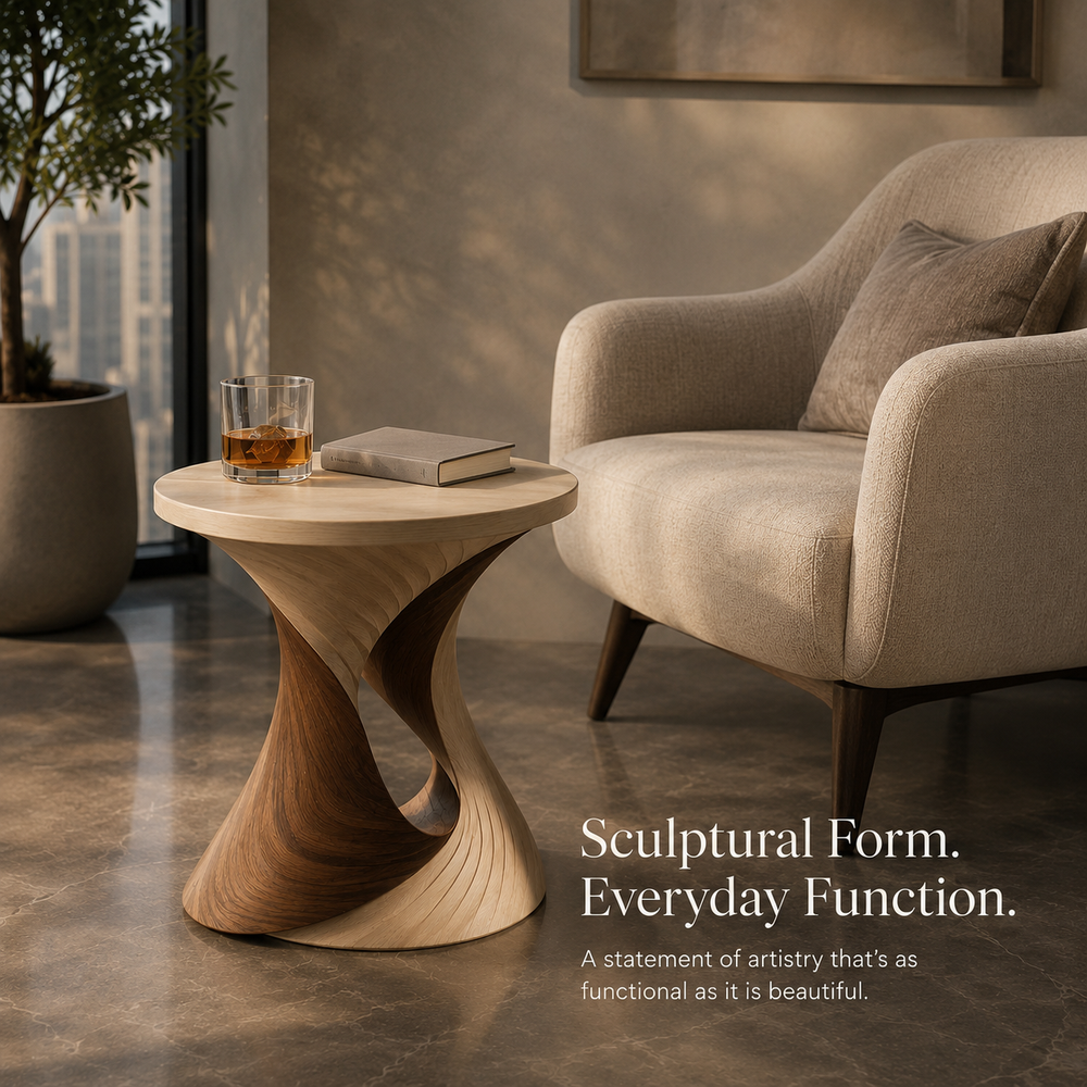 Soren Solid Wood Side Table - Design 085 - alternate PDP image 07