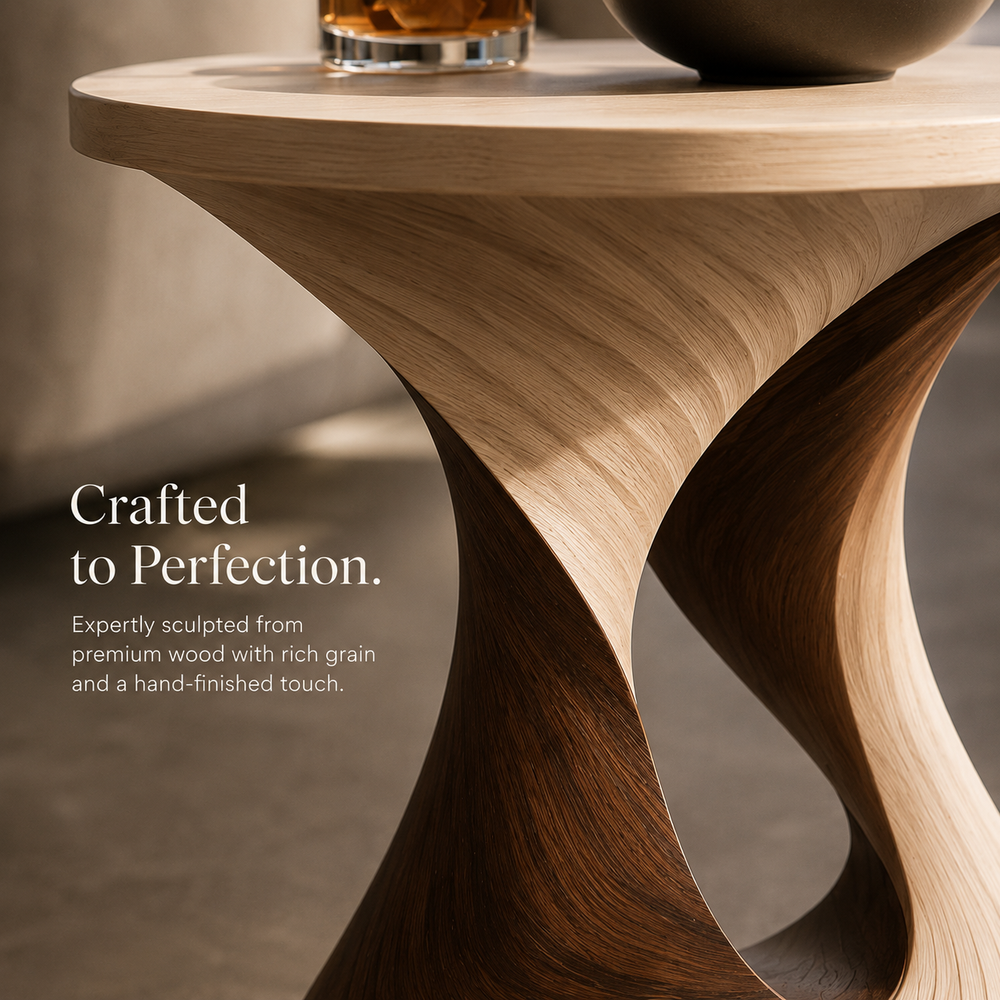 Soren Solid Wood Side Table - Design 085 - alternate PDP image 08