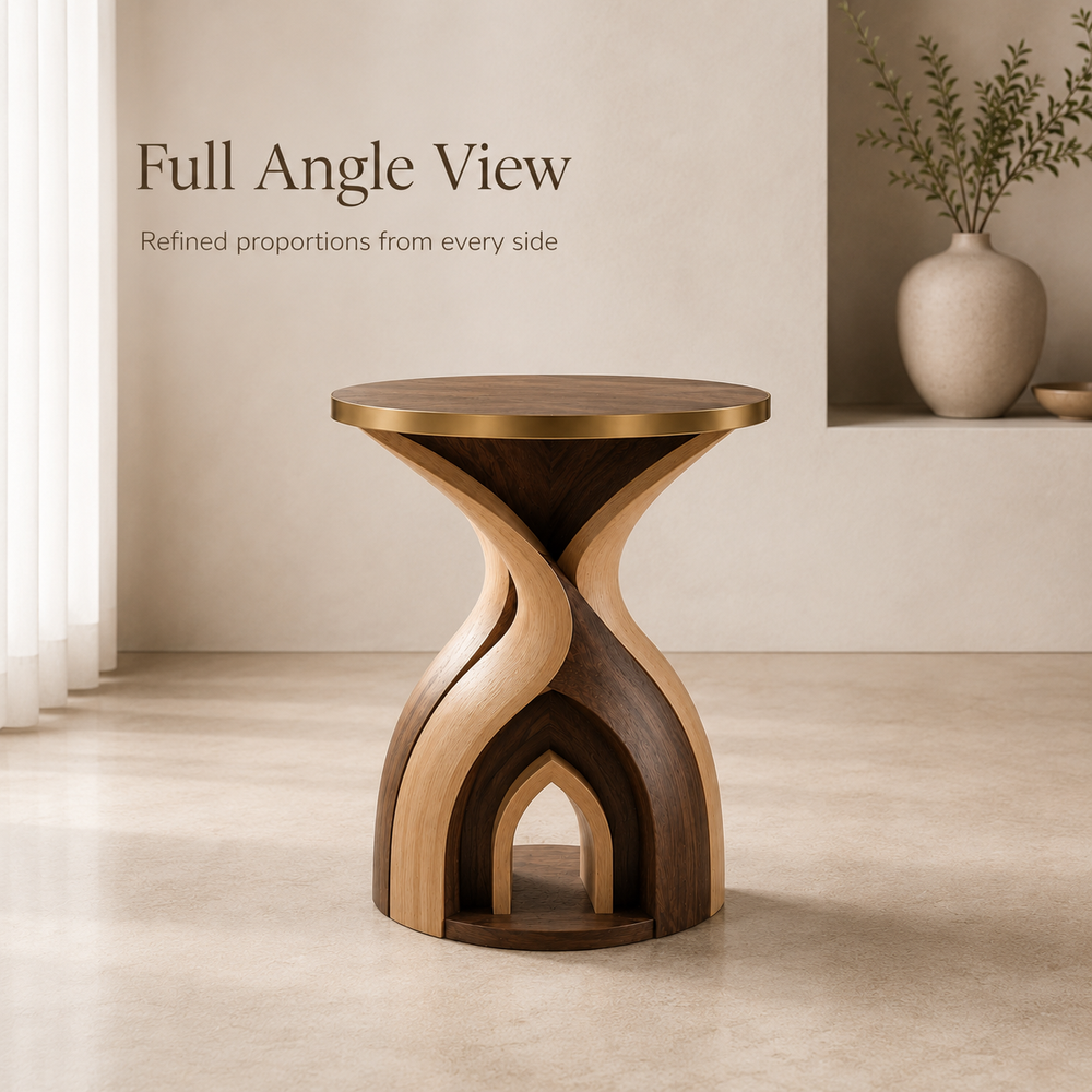 Soren Solid Wood Side Table - Design 085 - product image 03