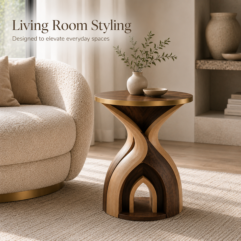 Soren Solid Wood Side Table - Design 085 - product image 04