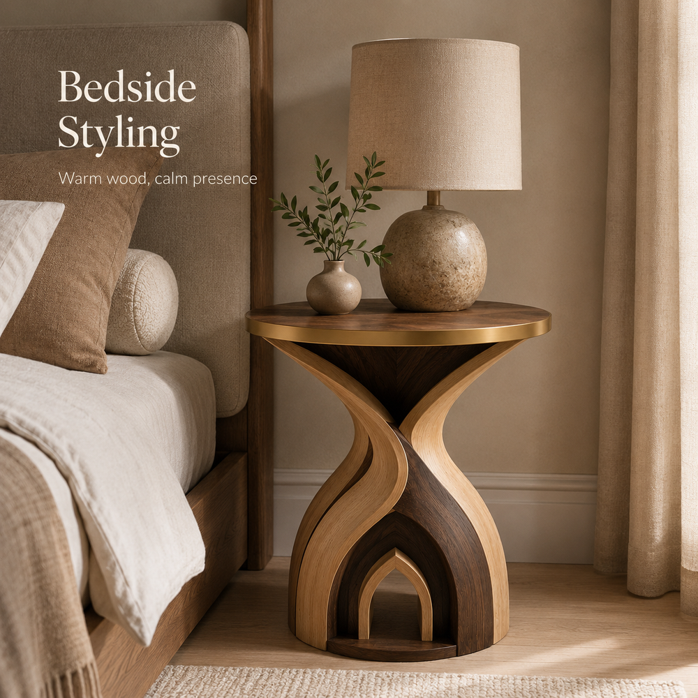 Soren Solid Wood Side Table - Design 085 - product image 06