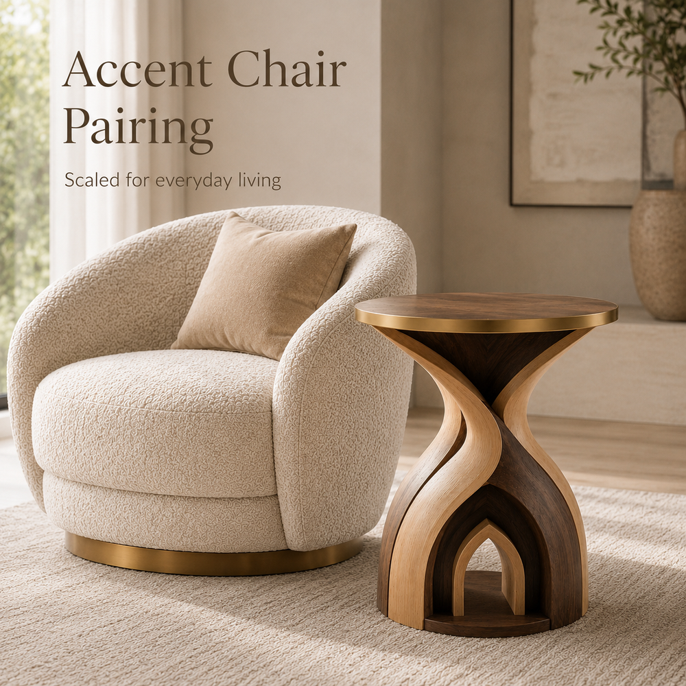 Soren Solid Wood Side Table - Design 085 - product image 07