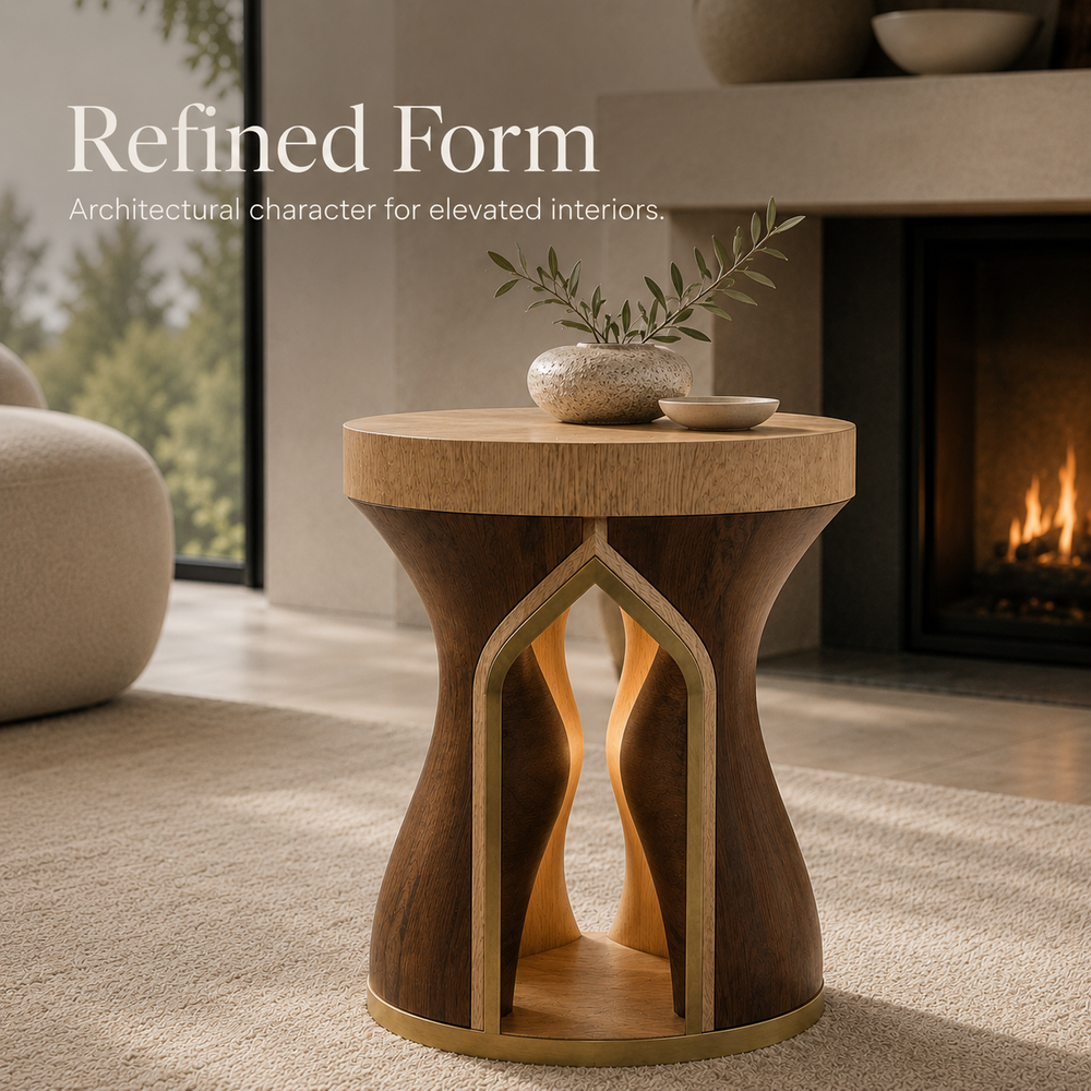 Elara Rounded Accent Table - Design 086 - product image 03