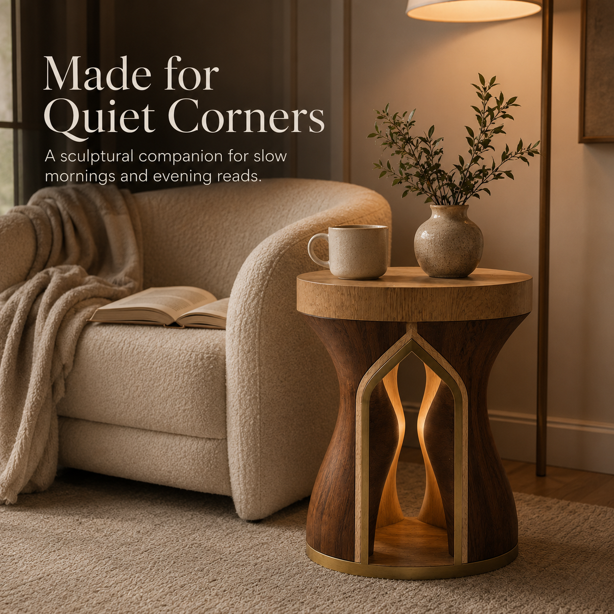 Elara Rounded Accent Table - Design 086 - product image 05