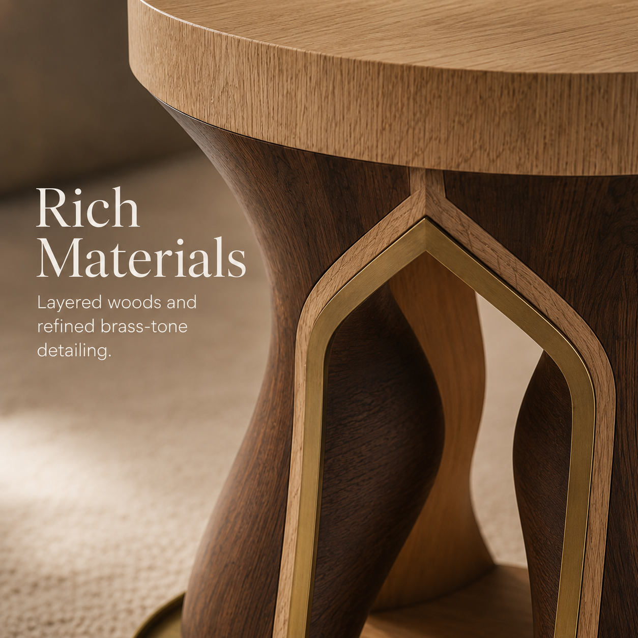 Elara Rounded Accent Table - Design 086 - product image 07