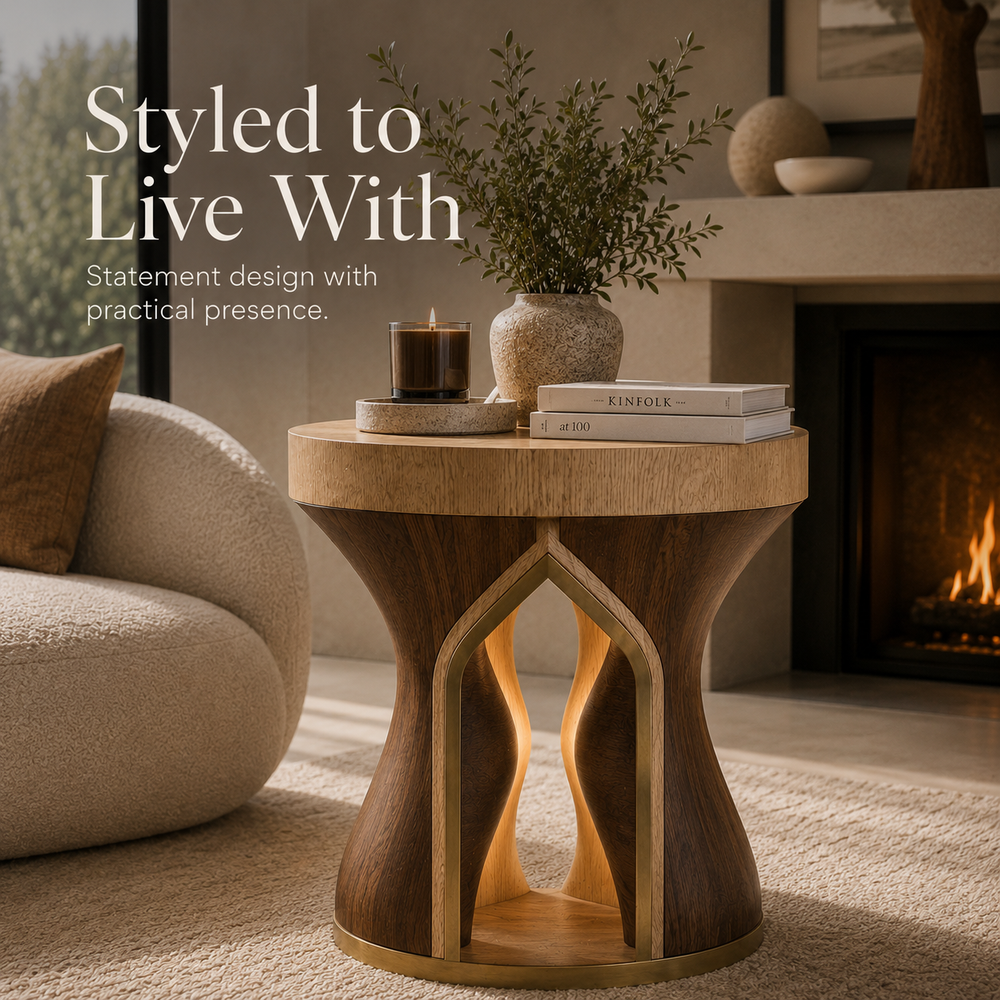 Elara Rounded Accent Table - Design 086 - product image 09