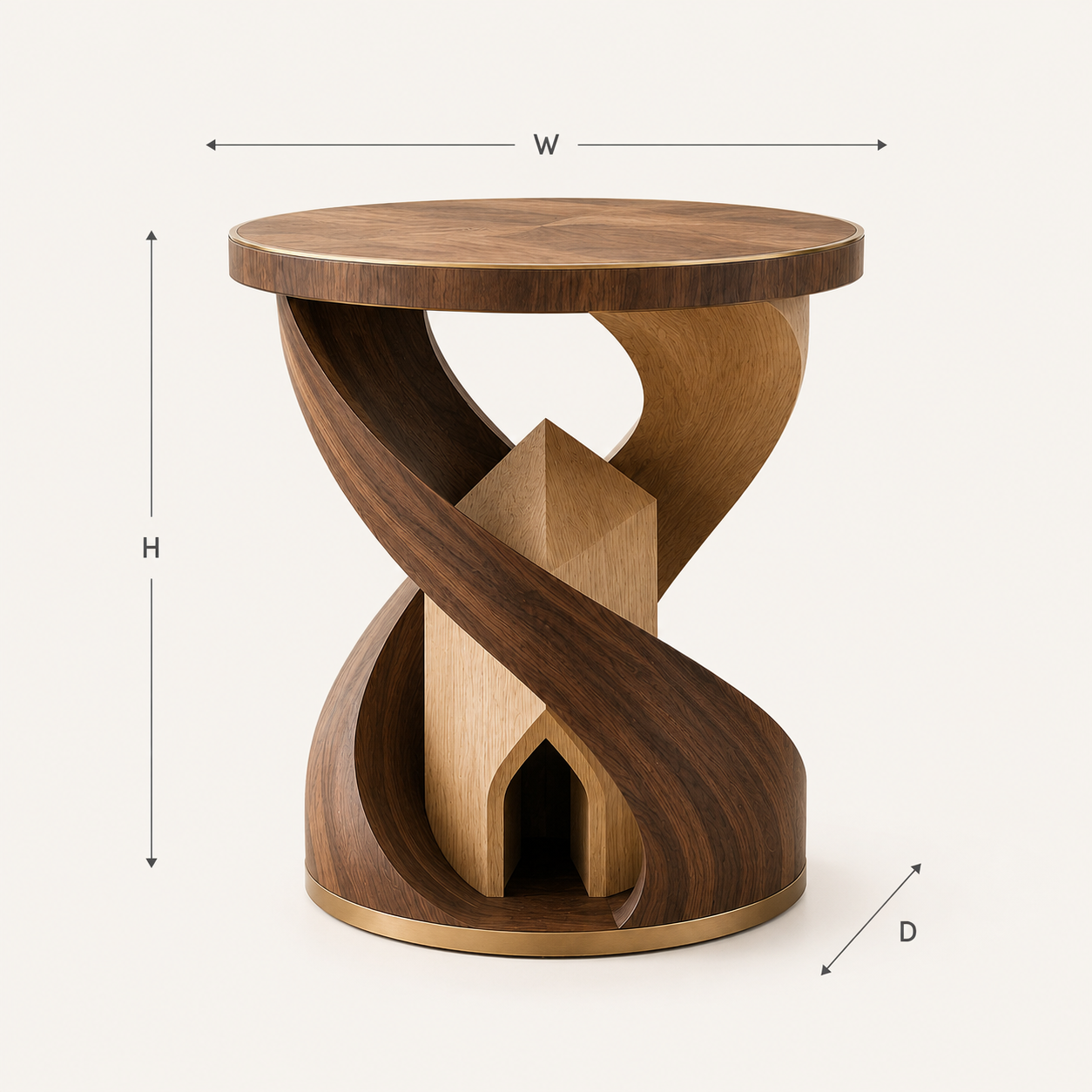 Liora Warm Wood Side Table - Design 089 - product image 10