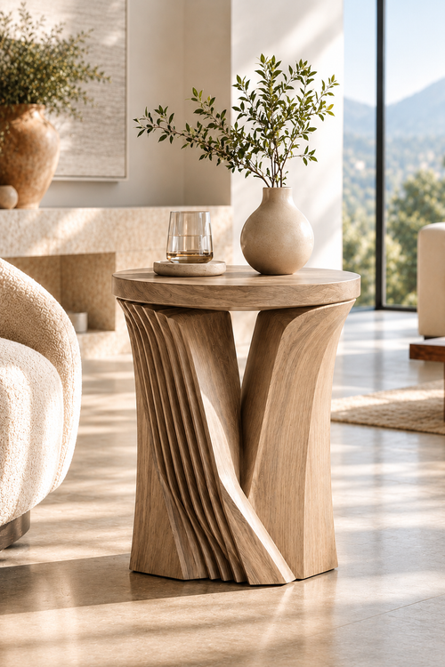 Arden Sculptural Side Table - Design 090 - main view