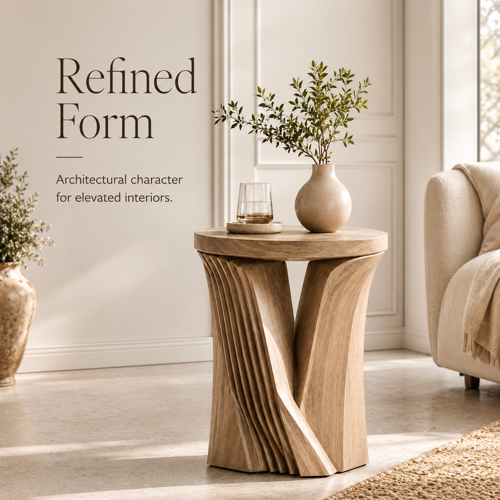 Arden Sculptural Side Table - Design 090 - product image 04