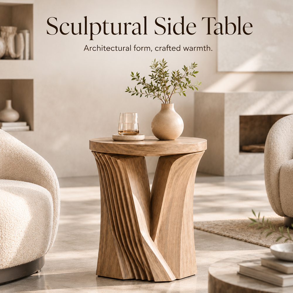 Arden Sculptural Side Table - Design 090 - product image 05