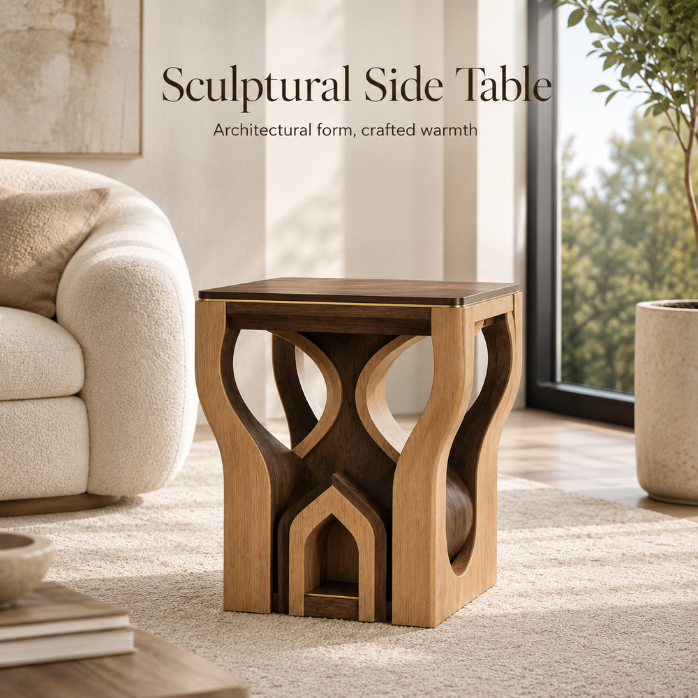 Calder Curved End Table - Design 092 - product image 05