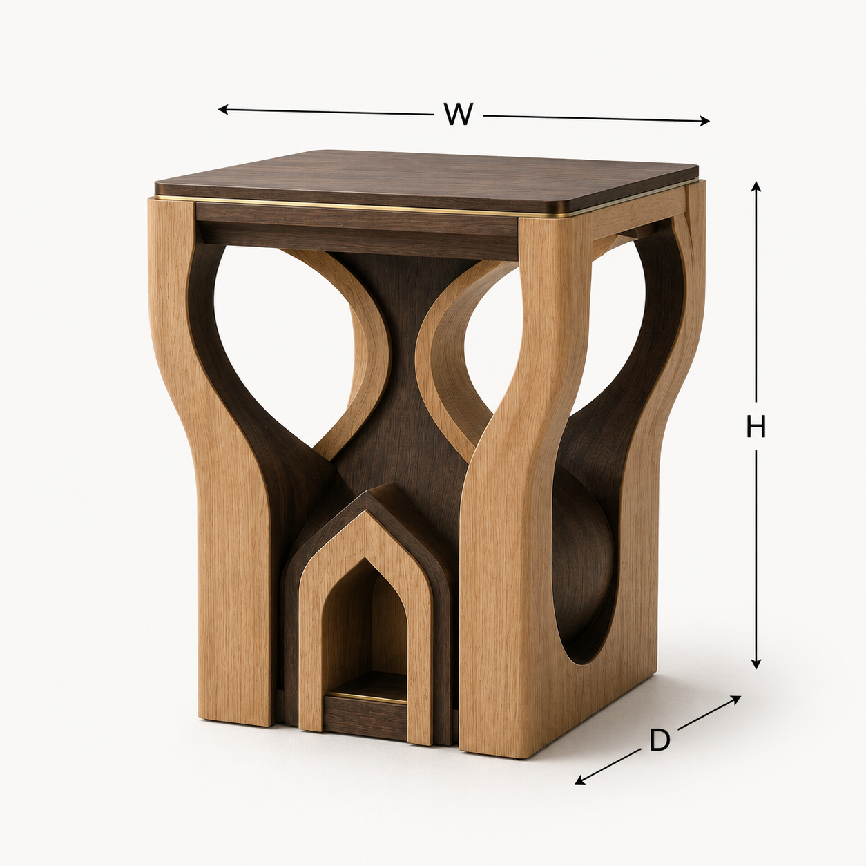Calder Curved End Table - Design 092 - product image 06