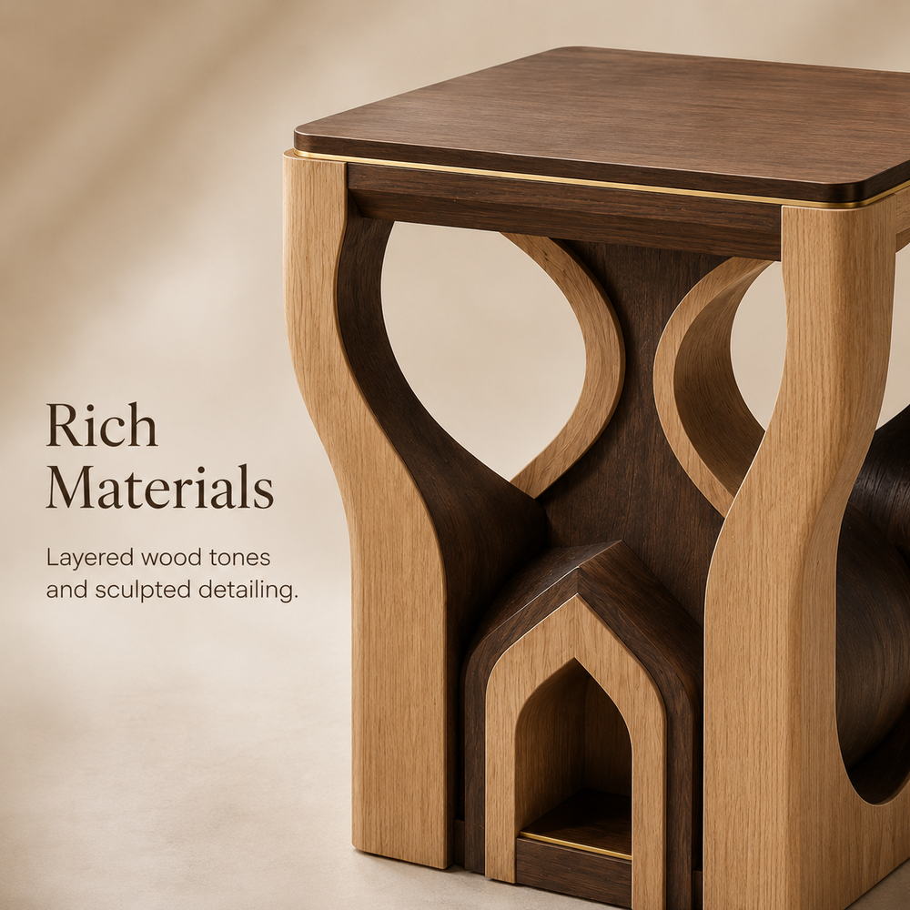 Calder Curved End Table - Design 092 - product image 08