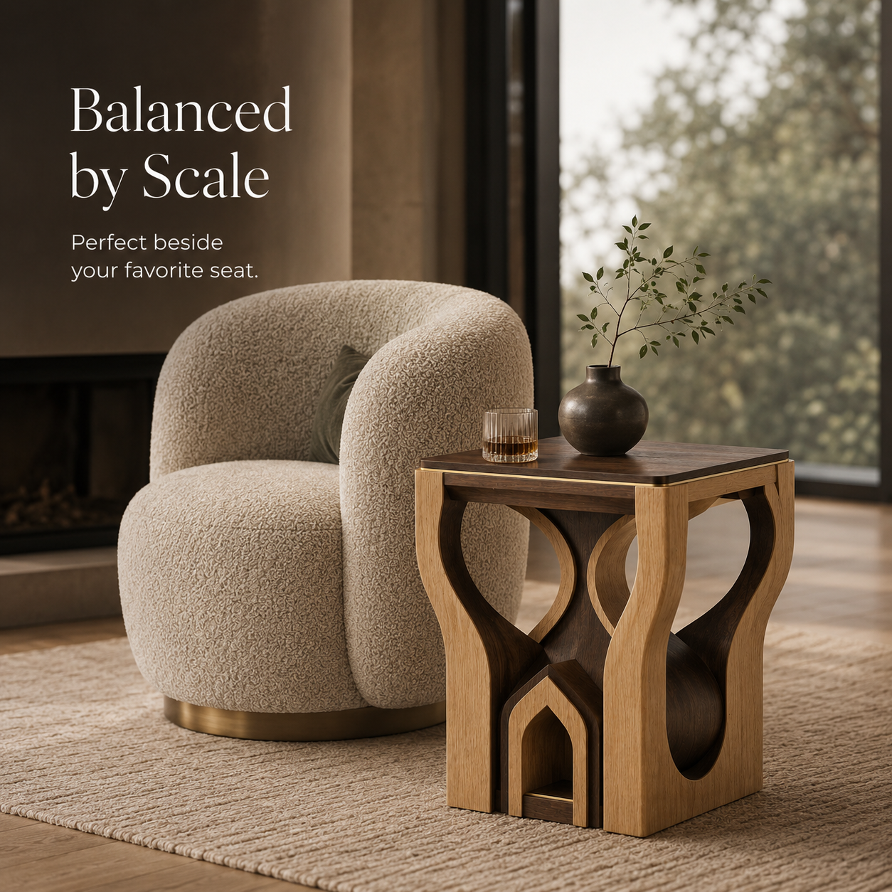 Calder Curved End Table - Design 092 - product image 09