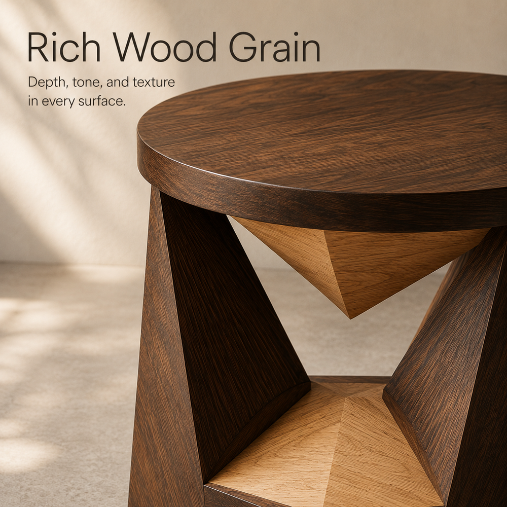 Soren Solid Wood Side Table - Design 093 - product image 07