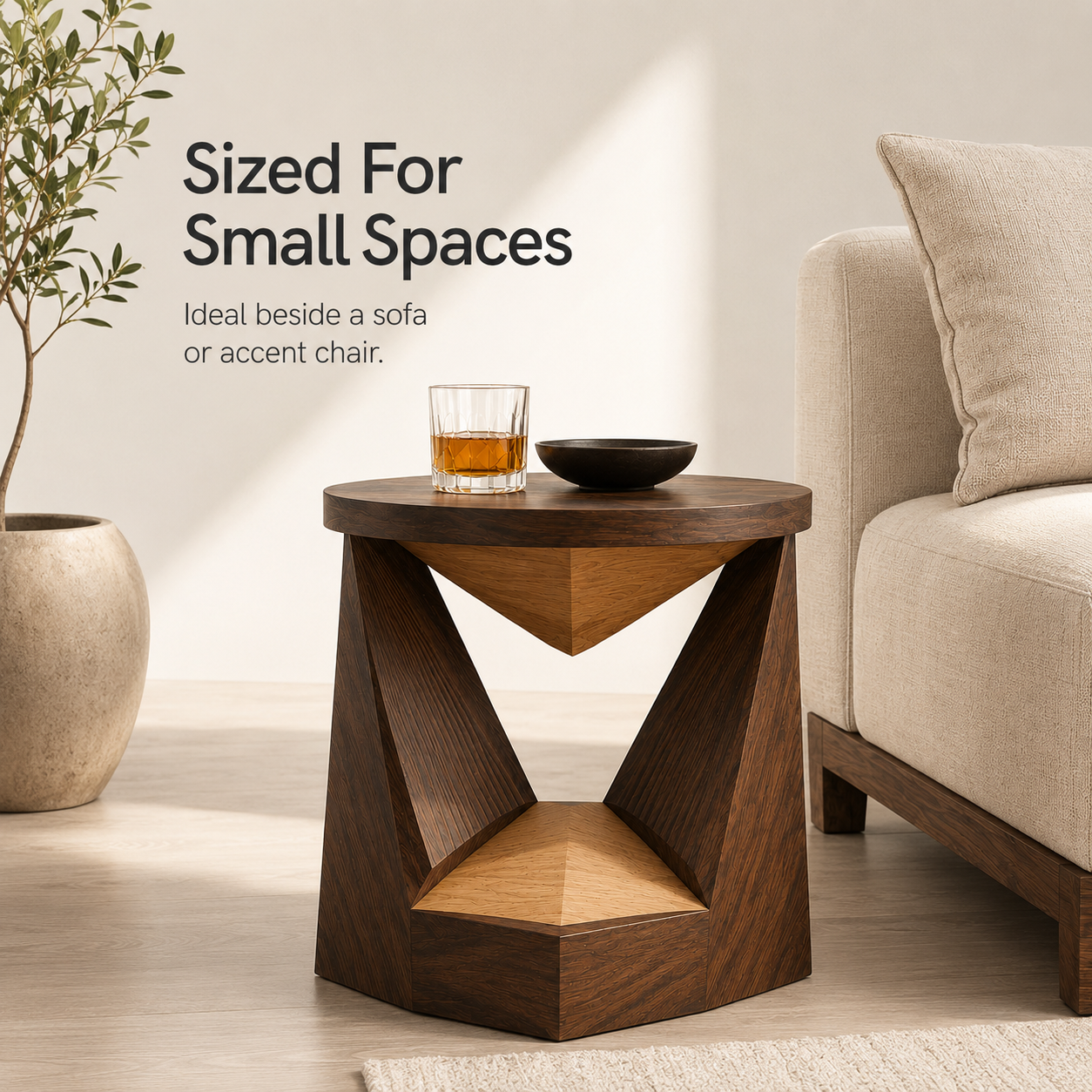 Soren Solid Wood Side Table - Design 093 - product image 09