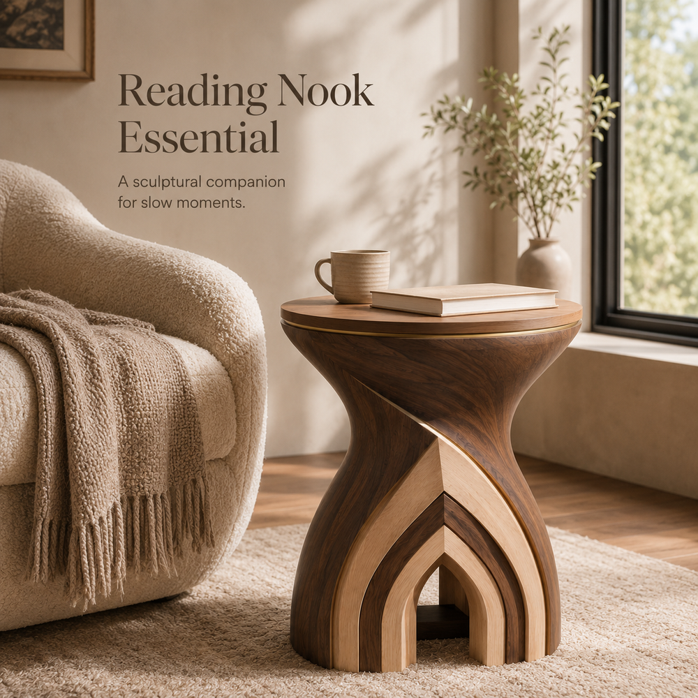 Elara Rounded Accent Table - Design 094 - product image 04