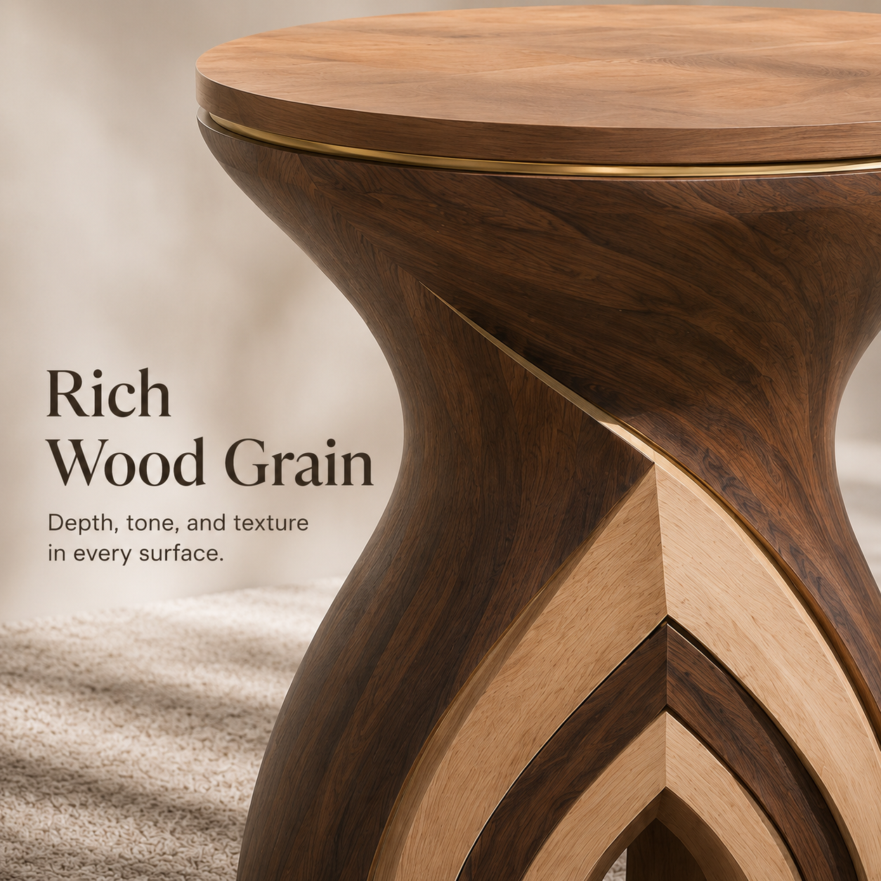 Elara Rounded Accent Table - Design 094 - product image 07