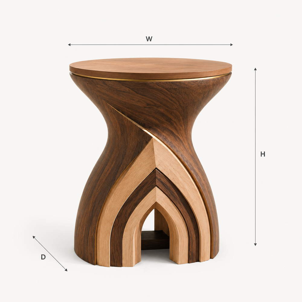 Elara Rounded Accent Table - Design 094 - product image 10