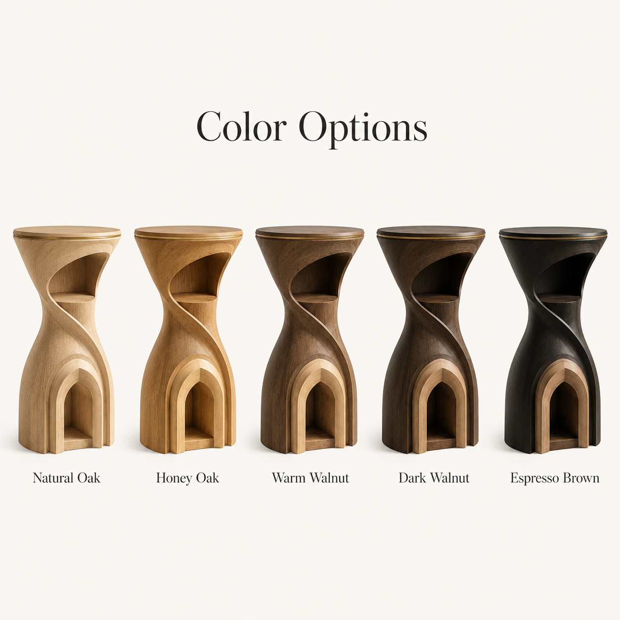 Liora Warm Wood Side Table - Design 097 - product image 04