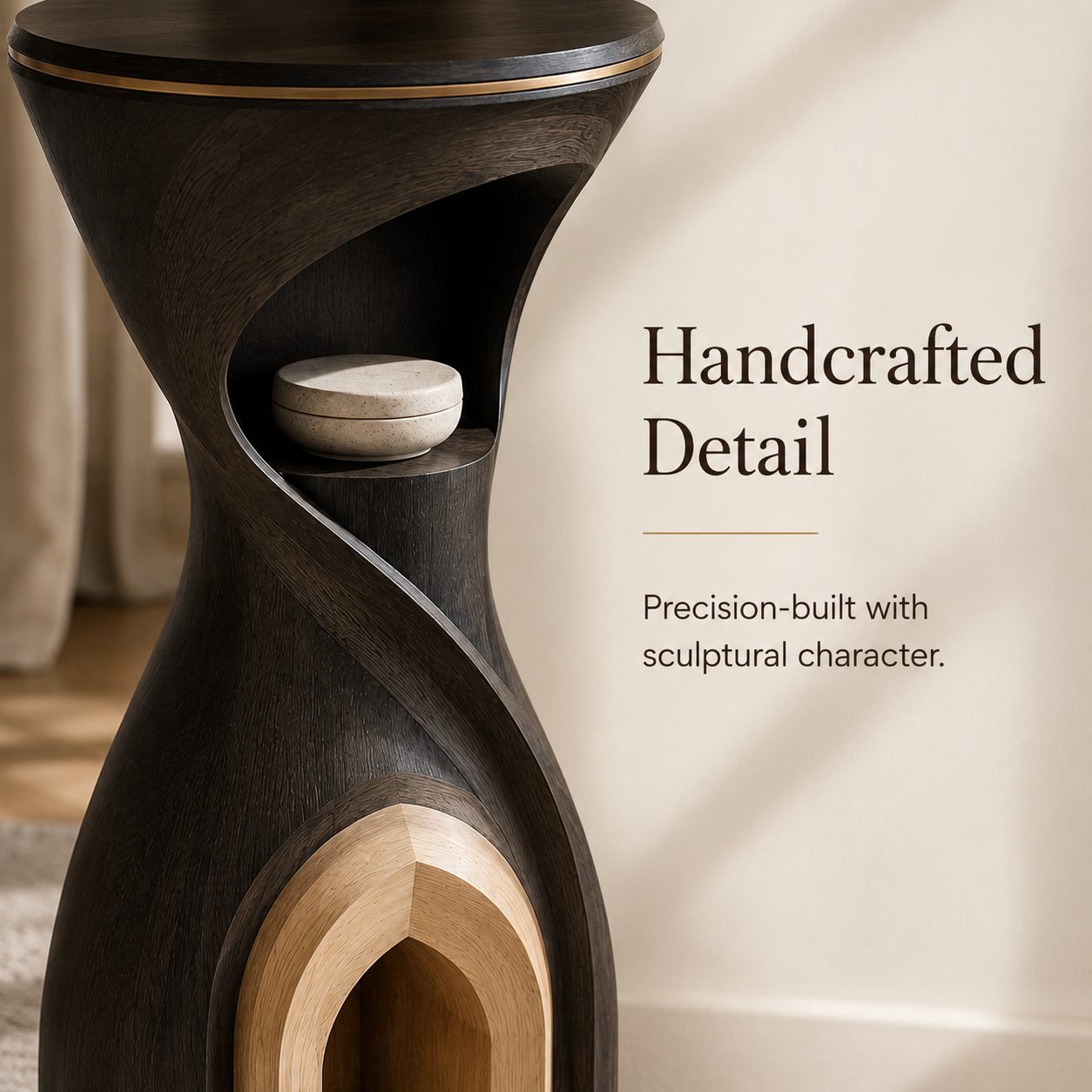 Liora Warm Wood Side Table - Design 097 - product image 06