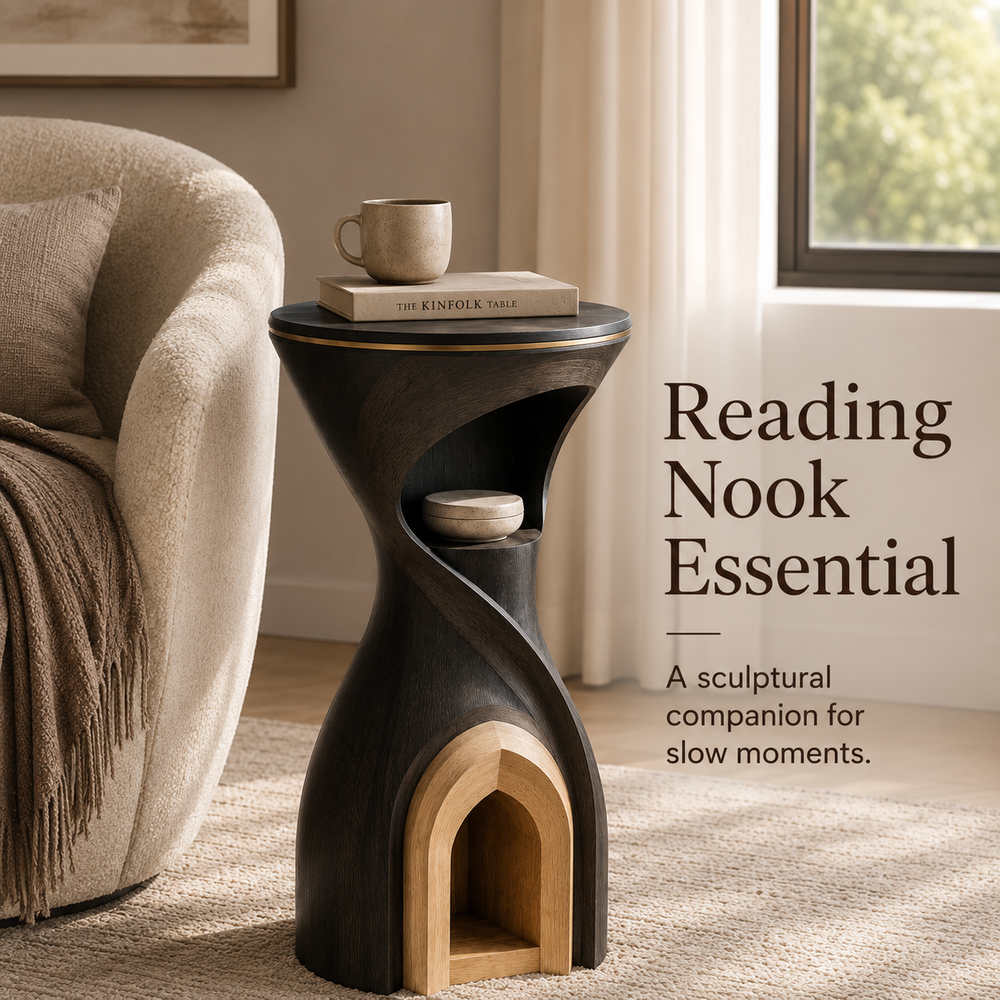 Liora Warm Wood Side Table - Design 097 - product image 07