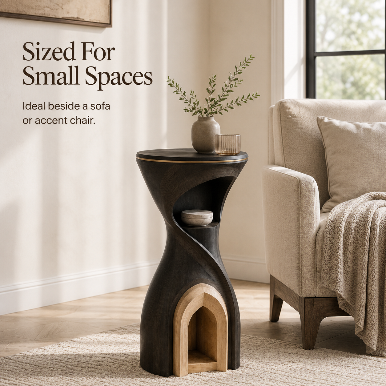 Liora Warm Wood Side Table - Design 097 - product image 08