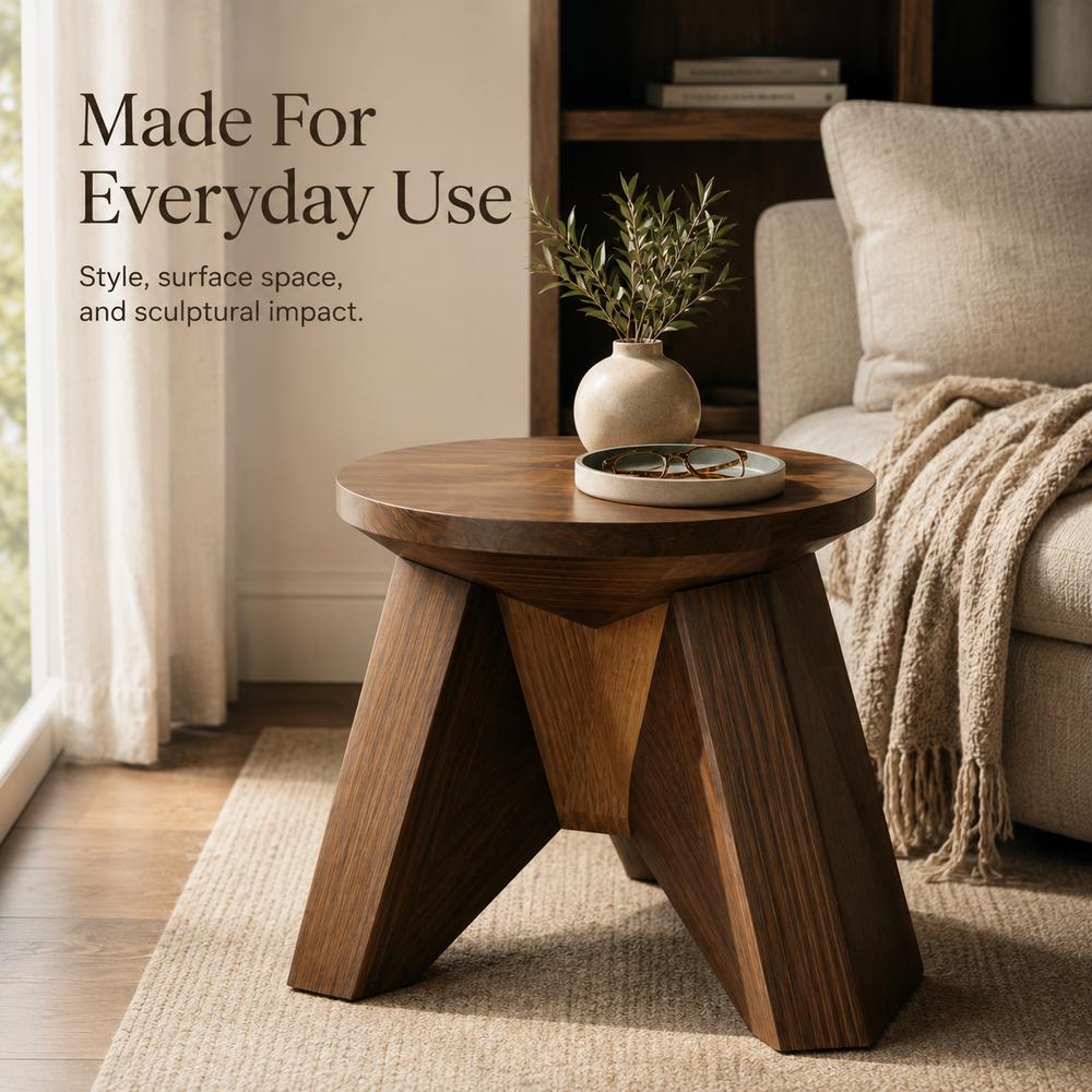 Arden Sculptural Side Table - Design 098 - product image 09