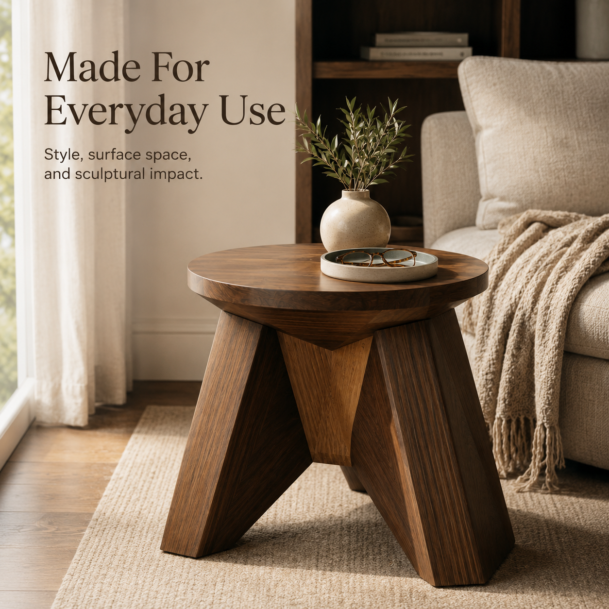 Arden Sculptural Side Table - Design 098 - product image 09