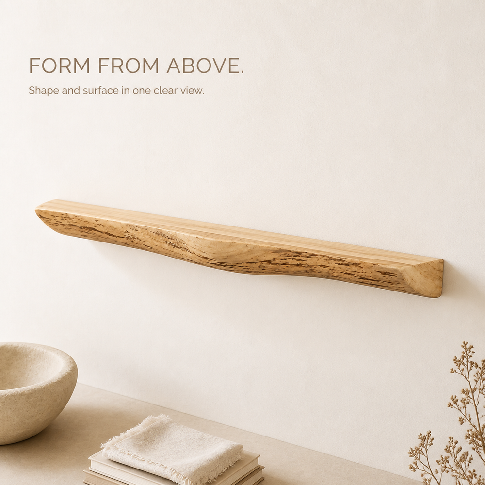 Rowan Branch Live Edge Wall Shelf - product image 05
