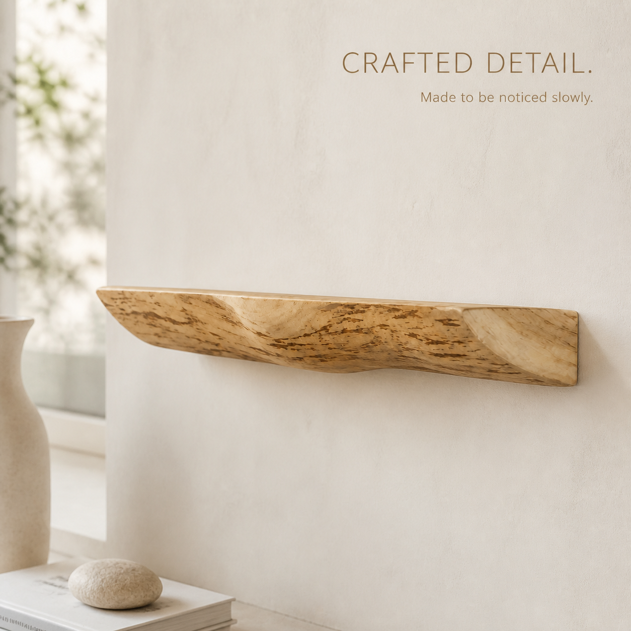 Rowan Branch Live Edge Wall Shelf - product image 07