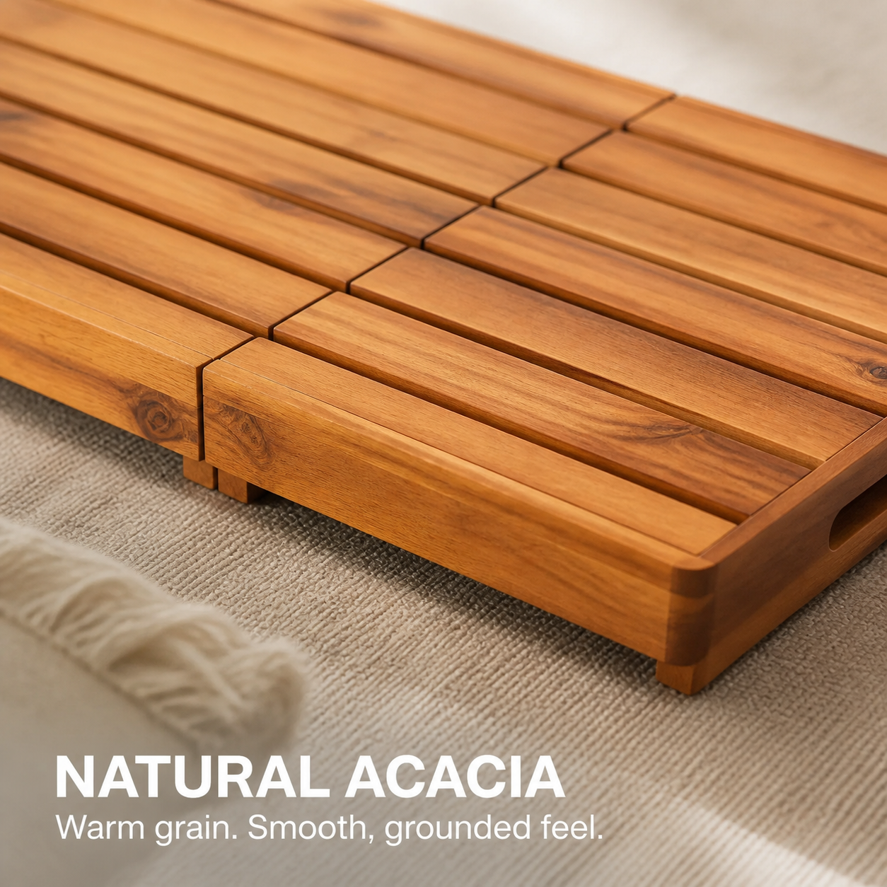 Foldable Two-Level Natural Wood Step Platform - product image 08