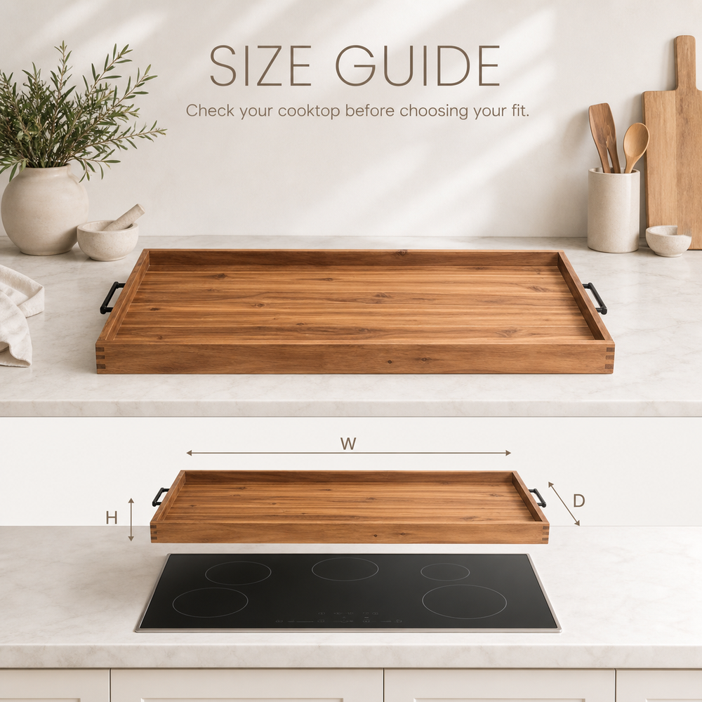 Natural Wood Stovetop Cover and Serving Tray - product image 09