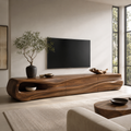 Selene Sculptural Solid Wood TV Stand - Design 085 - main view