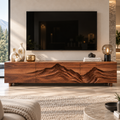 Isla Sculptural Solid Wood TV Stand - Design 090 - main view