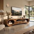 Sylvie Sculptural Solid Wood TV Stand - Design 125 - main view