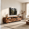 Sable Sculptural Solid Wood TV Stand - Design 132 - main view