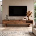 Alderwick Sculptural Solid Wood TV Stand - Design 136 - original main view