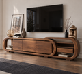Ridgewell Sculptural Solid Wood TV Stand - Design 153 - original main view
