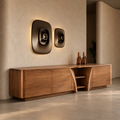 Bracken Sculptural Solid Wood TV Stand - Design 160 - original main view