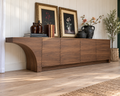 Oakridge Sculptural Solid Wood TV Stand - Design 172 - original main view