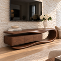 Somerley Sculptural Solid Wood TV Stand - Design 176 - original main view
