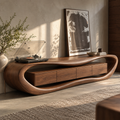 Ainsley Sculptural Solid Wood TV Stand - Design 181 - original main view