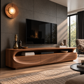 Elmstead Sculptural Solid Wood TV Stand - Design 185 - original main view