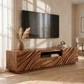Fenwick Sculptural Solid Wood TV Stand - Design 186 - original main view