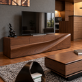 Greenmere Sculptural Solid Wood TV Stand - Design 187 - original main view